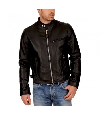 Men Leather Biker Jacket Slim Fit Motorcycle Genuine Lambskin Jacket  (2025)